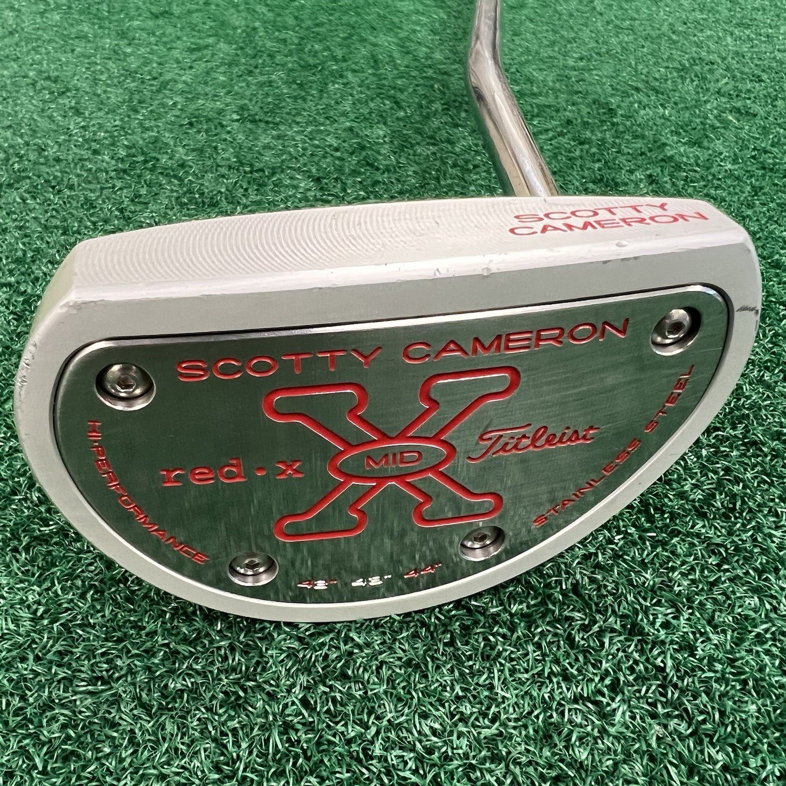 Titleist Scotty Cameron Red X MID Mallet Putter Right Hand 43" Original Shaft