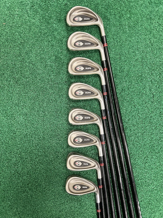 ORLIMAR Hip Steel Iron Set 4-PW+SW Men's Right Hand Regular Flex Graphite Shafts