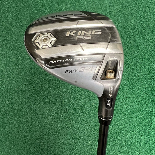 Cobra King F8 3-4 Fairway Wood 13-16° Graphite Aldila NV Stiff Flex MRH
