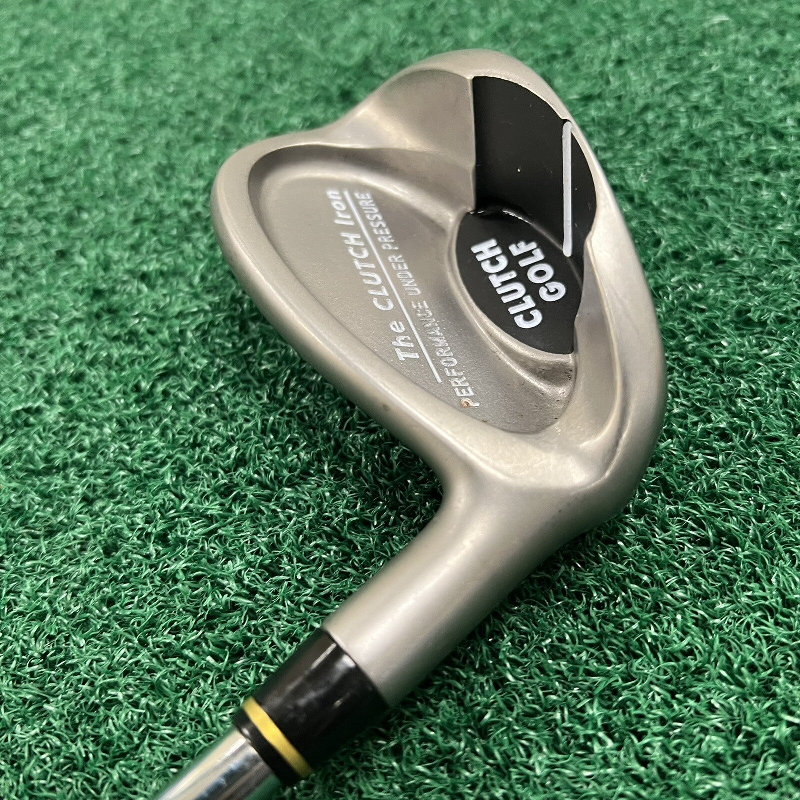 The Clutch Iron Univer-SOLE Performance Under Pressure Golf Club MRH 36.5" Steel