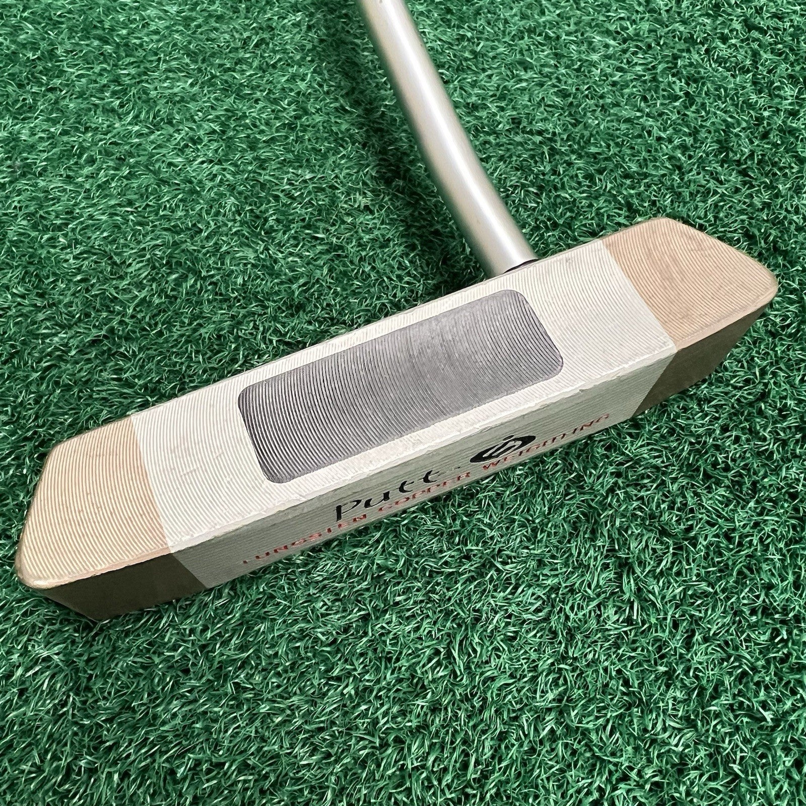 Tungsten Copper Golf Club Putter HiTandon Putt-In R/ Hand Golf Pride Grip 35" HC