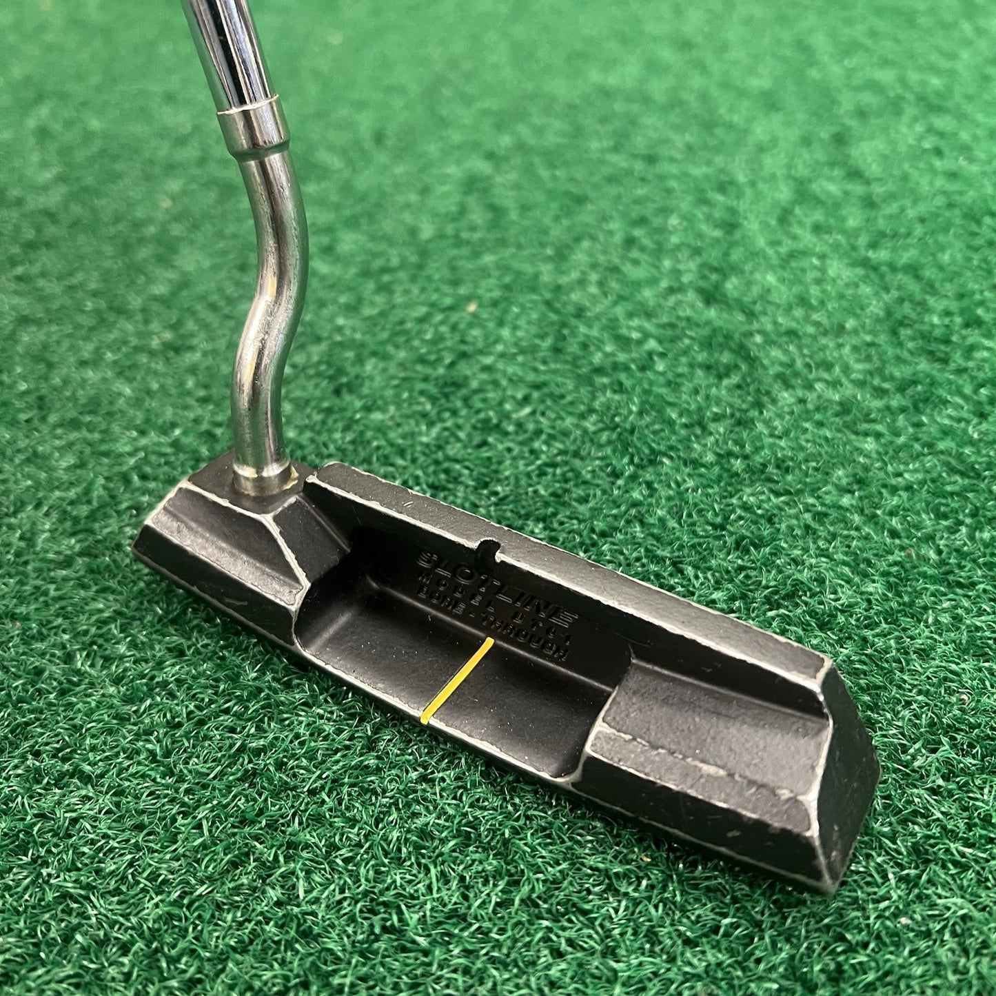 Slotline Classic Black BT01 Blade Bore-Through Putter MRH Steel Shaft 36"