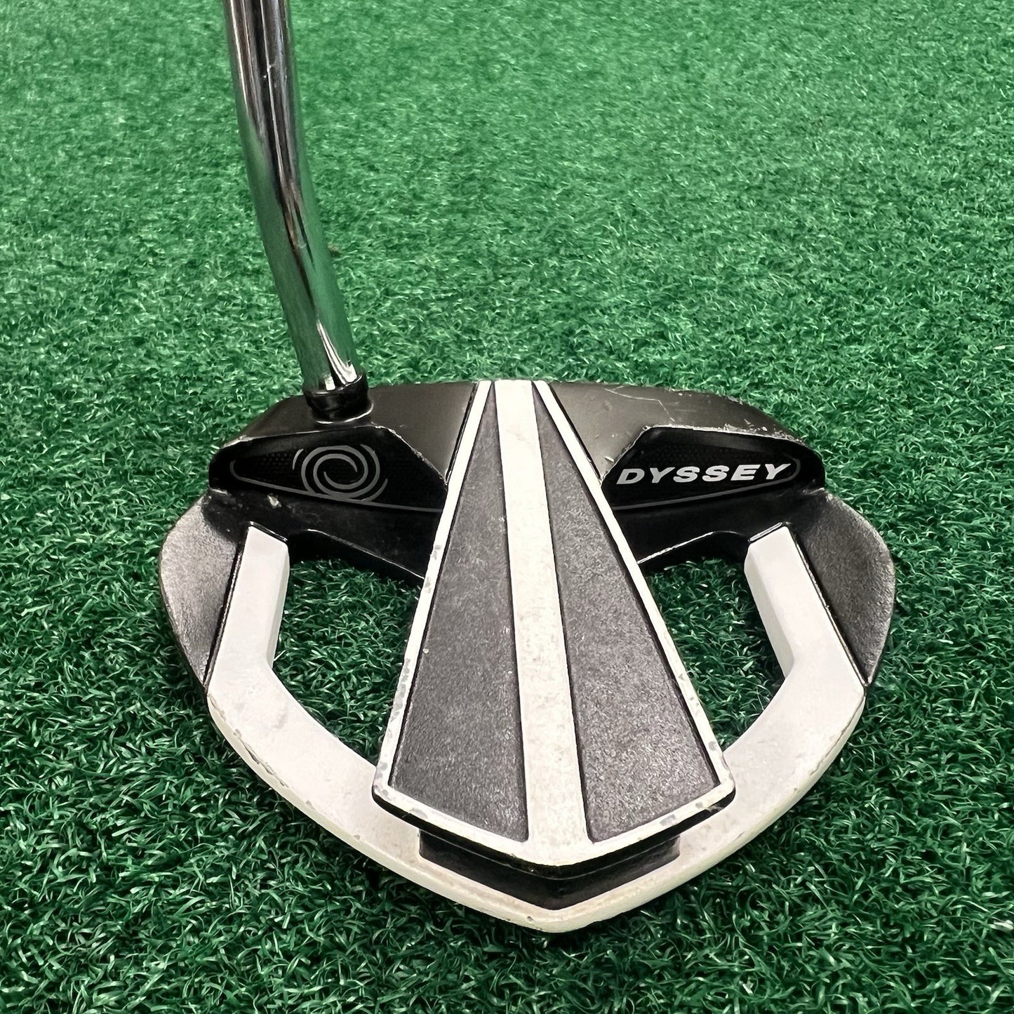 Odyssey White Ice DART Mallet Putter Right Hand 34" w/Head Cover/Weights/Wrench
