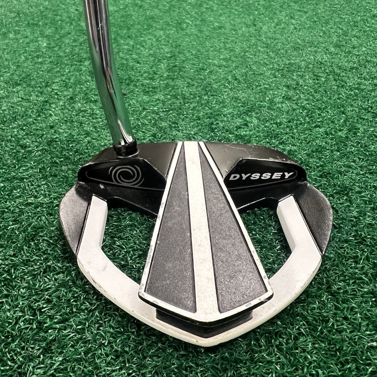 Odyssey White Ice DART Mallet Putter Right Hand 34" w/Head Cover/Weights/Wrench