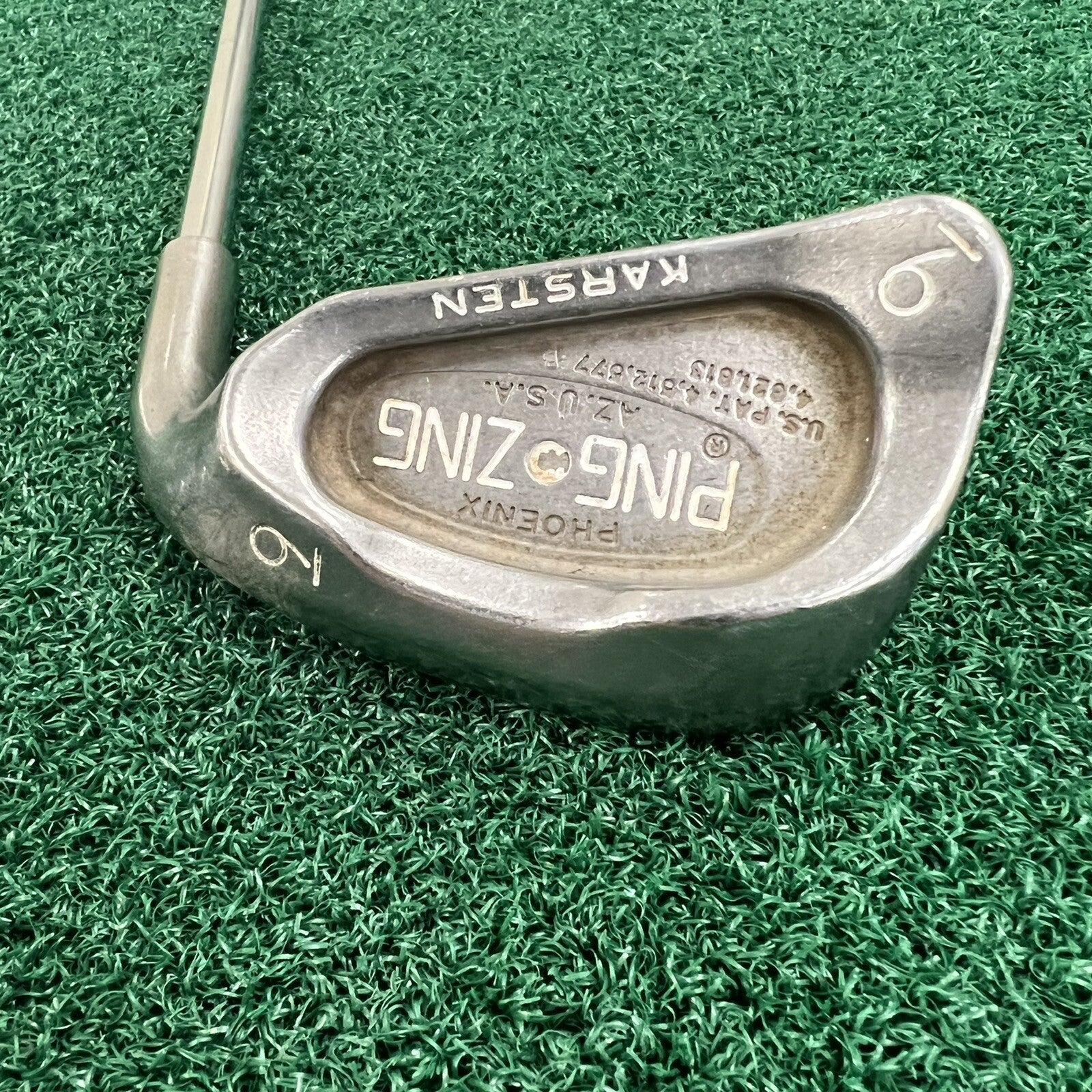 Ping Zing Stainless White Dot Single 9 Iron Stiff Flex REAX High Launch Steel RH