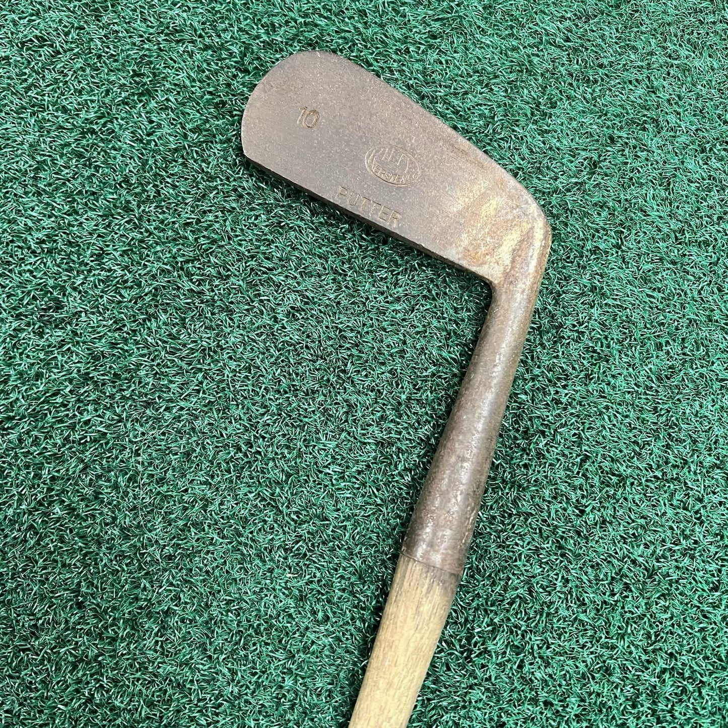 Kilty Kersten 10 Iron Chromium 2 Hickory Shafted Putter 34" Vintage 1920's