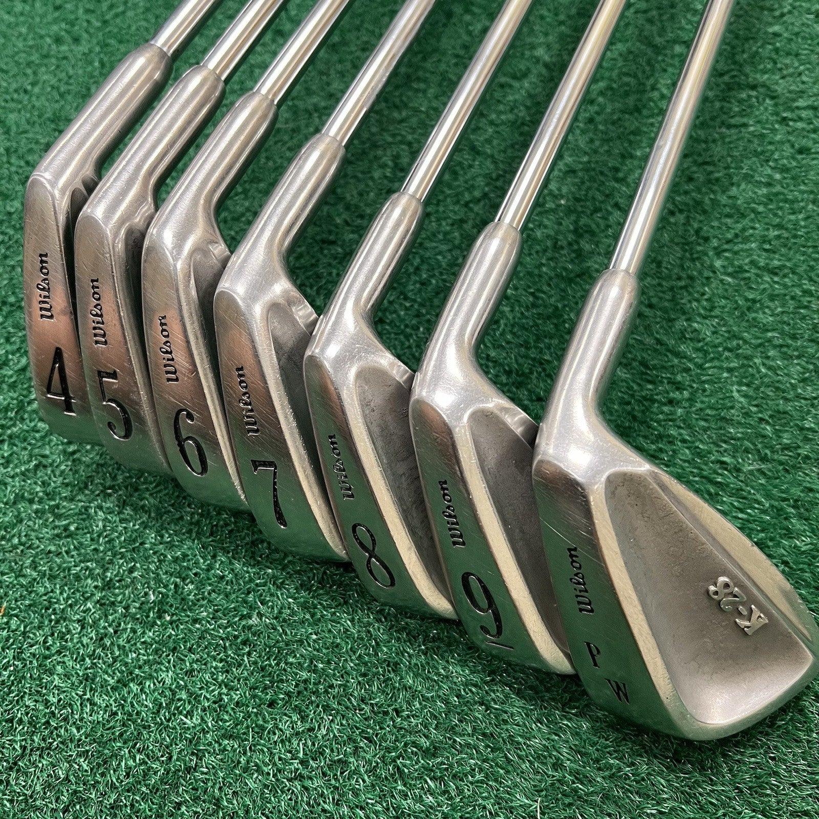 Wilson K-28 Iron Set Right Handed Regular Flex Steel Shaft 4-PW Golf Clubs