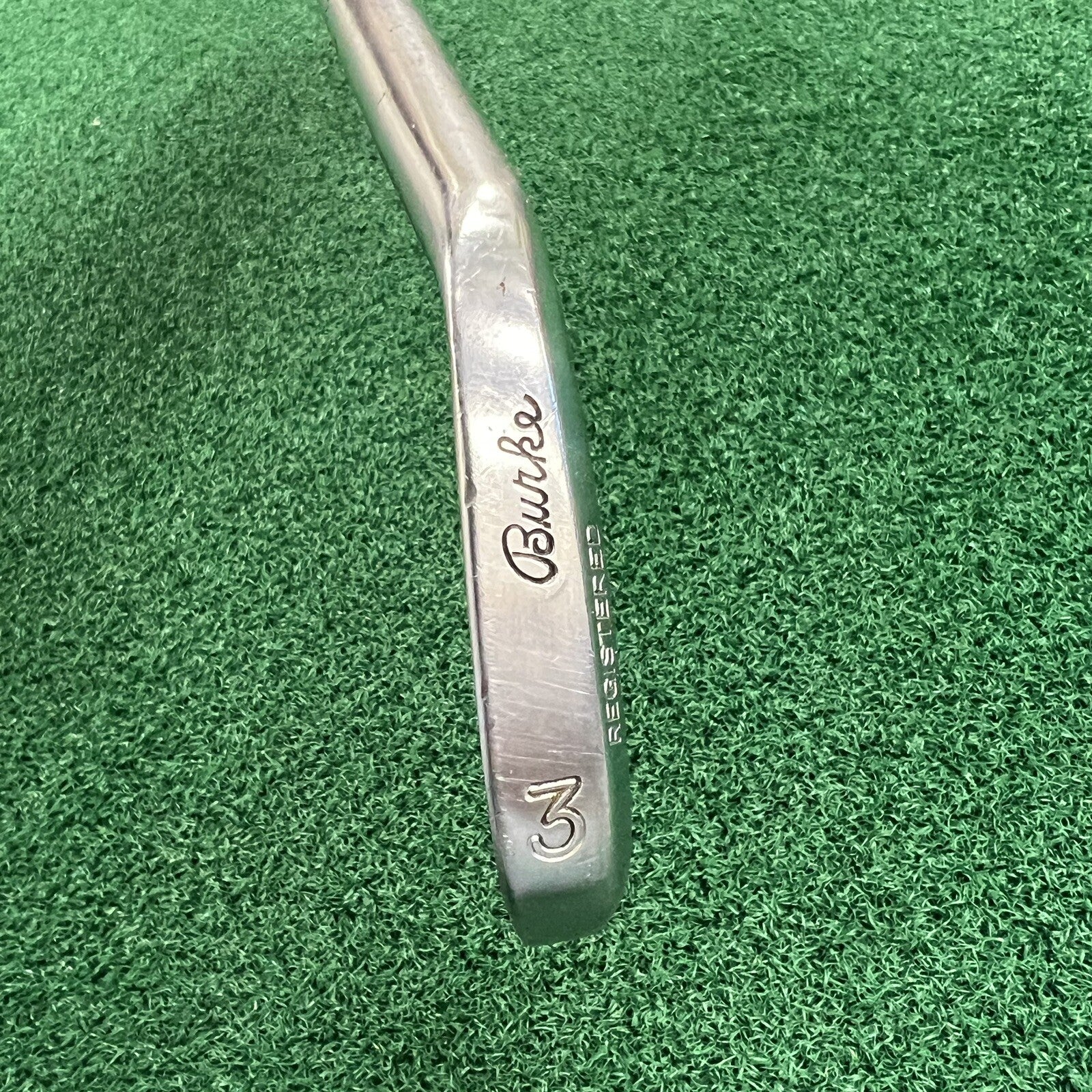 Vintage Tommy Armour Burke Single #3 Iron Steel Shaft Regular Flex MRH 38"