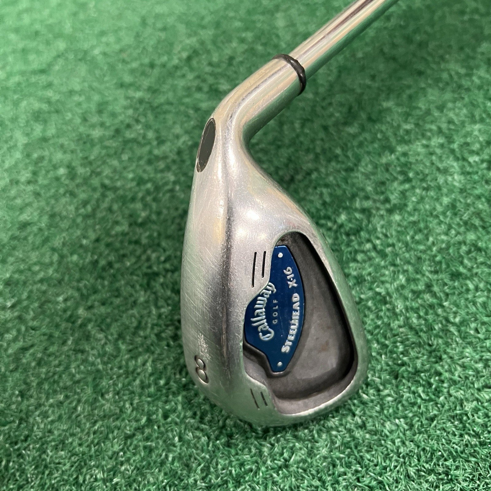 Callaway X-16 Single 8 Iron Men's Right Hand Uniflex Steel Shaft 36.5"
