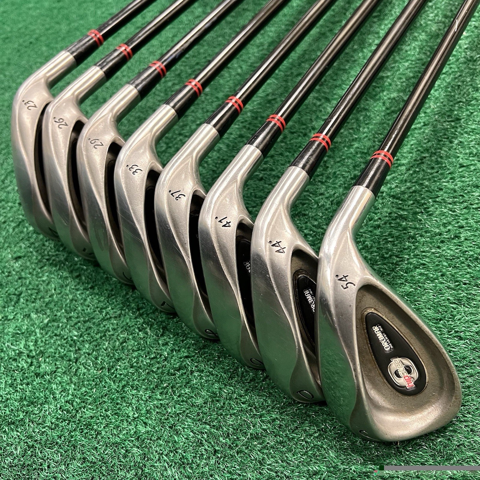 ORLIMAR Hip Steel Iron Set 4-PW+SW Men's Right Hand Regular Flex Graphite Shafts