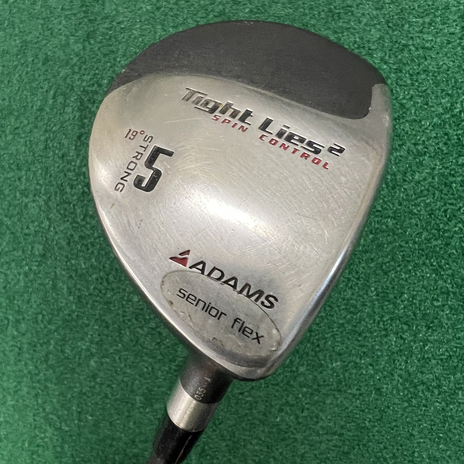 Adams Tight Lies 2 Spin Control Strong 5-19* Wood Senior Flex Graphite Shaft