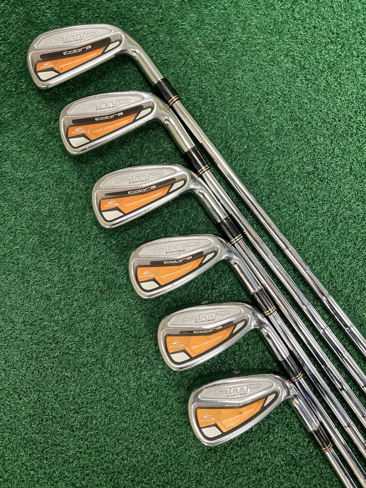 King Cobra Forged Amp Iron Set 5-PW Right Handed KBS Tour S+ Stiff Flex Steel