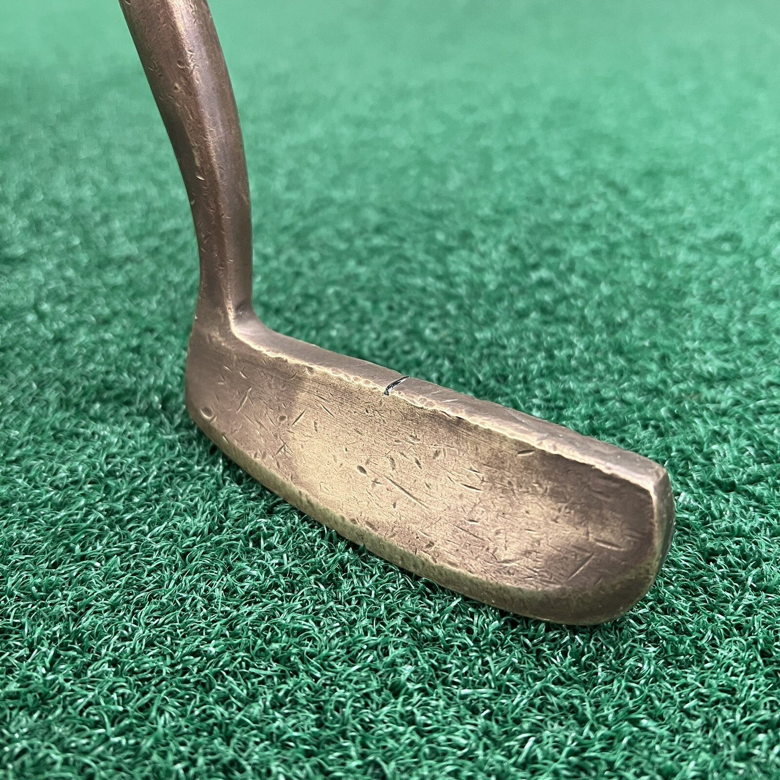 Otey Crisman Brass Heel-Shafted Putter 35” Soft Control Grip Original Shaft FB1G