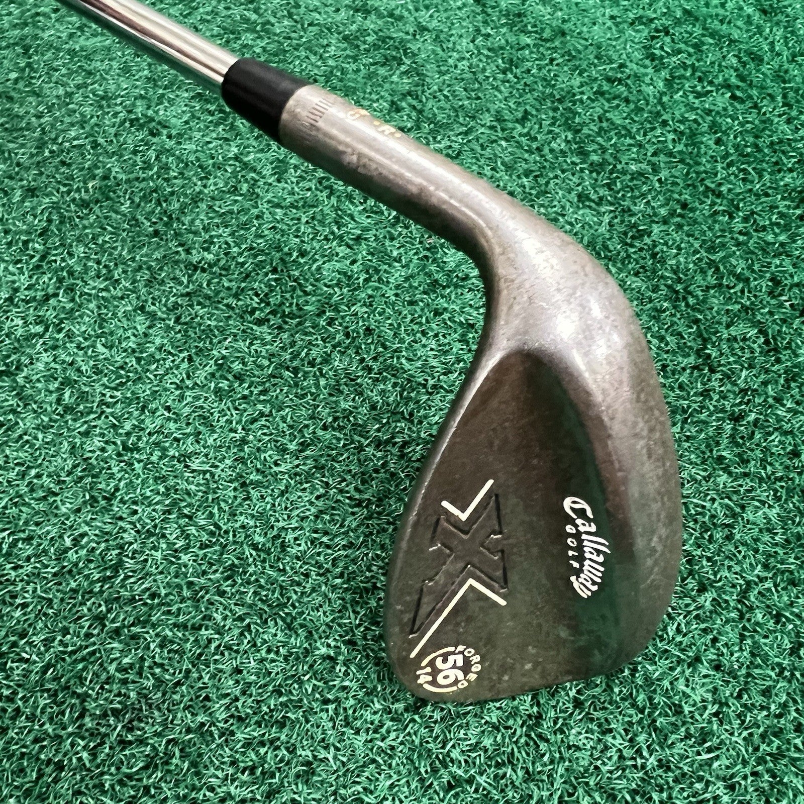 Left Handed Callaway X Forged 56-14° Wedge Flex Steel Golf Club MLH Raw