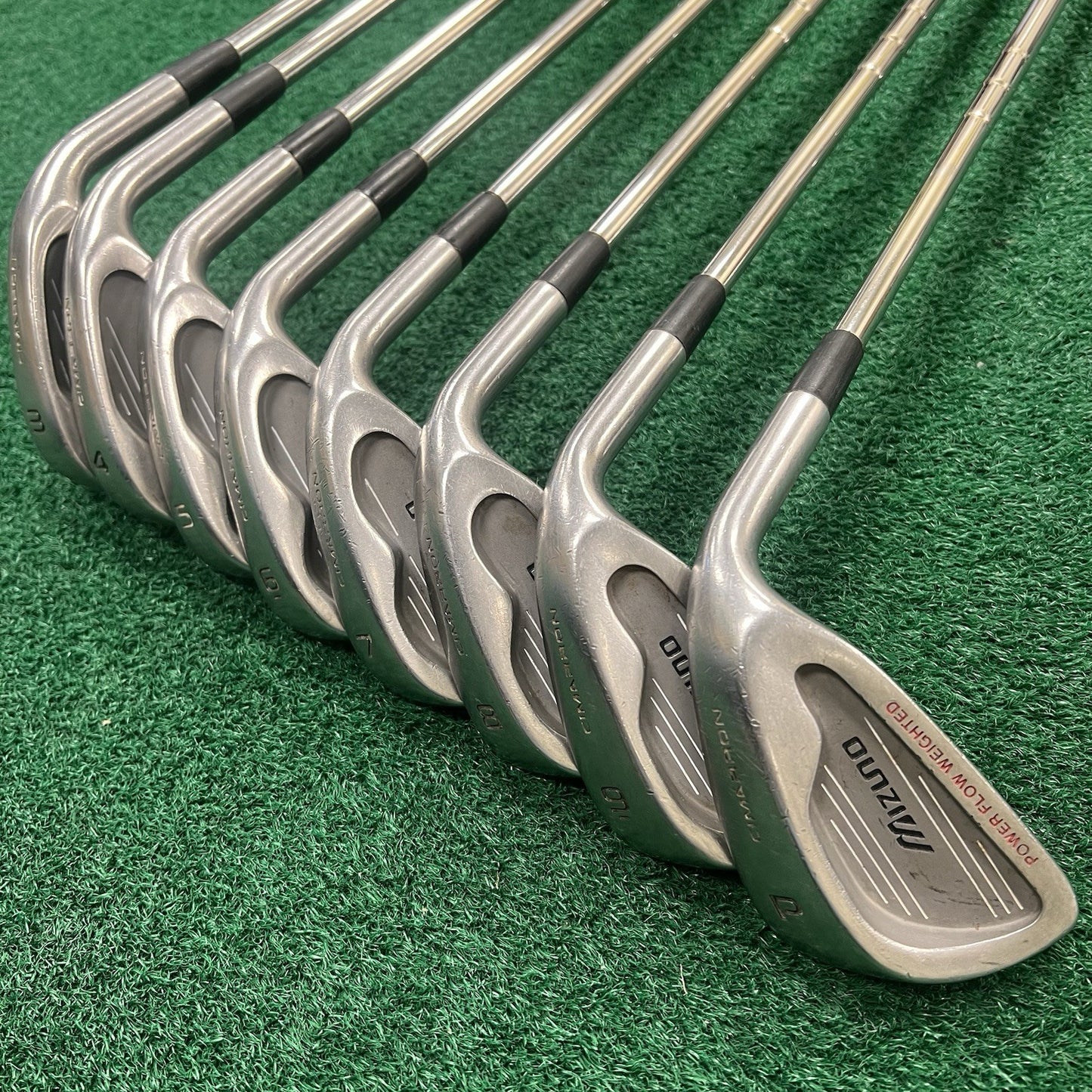 Mizuno Cimarron Iron Set Power Flow 3-PW Right Handed Regular Flex Steel Shafts
