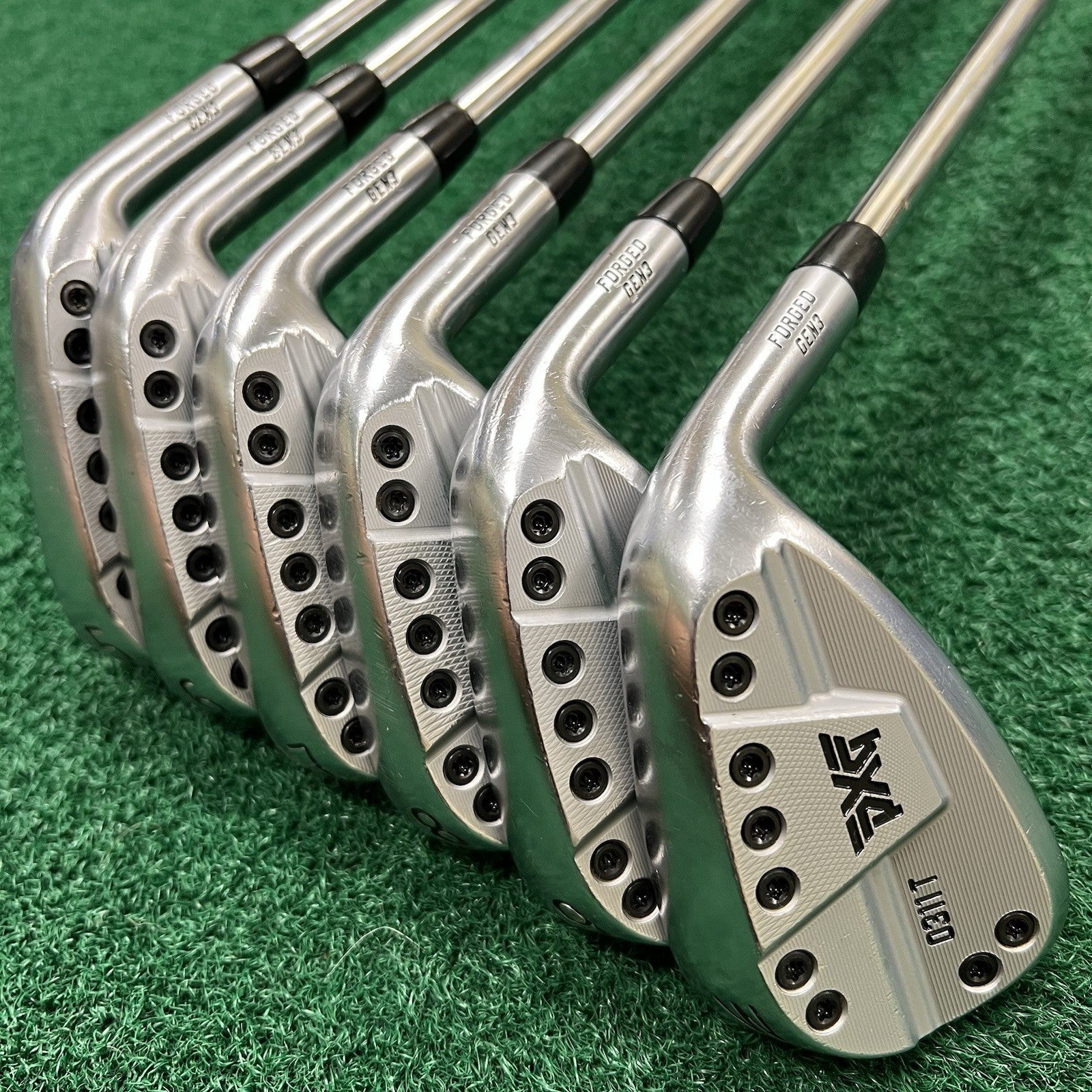 PXG 0311 T Gen 3 Iron Set 5-PW MRH Stiff Flex Elevate Tour Steel Shafts OS Grips