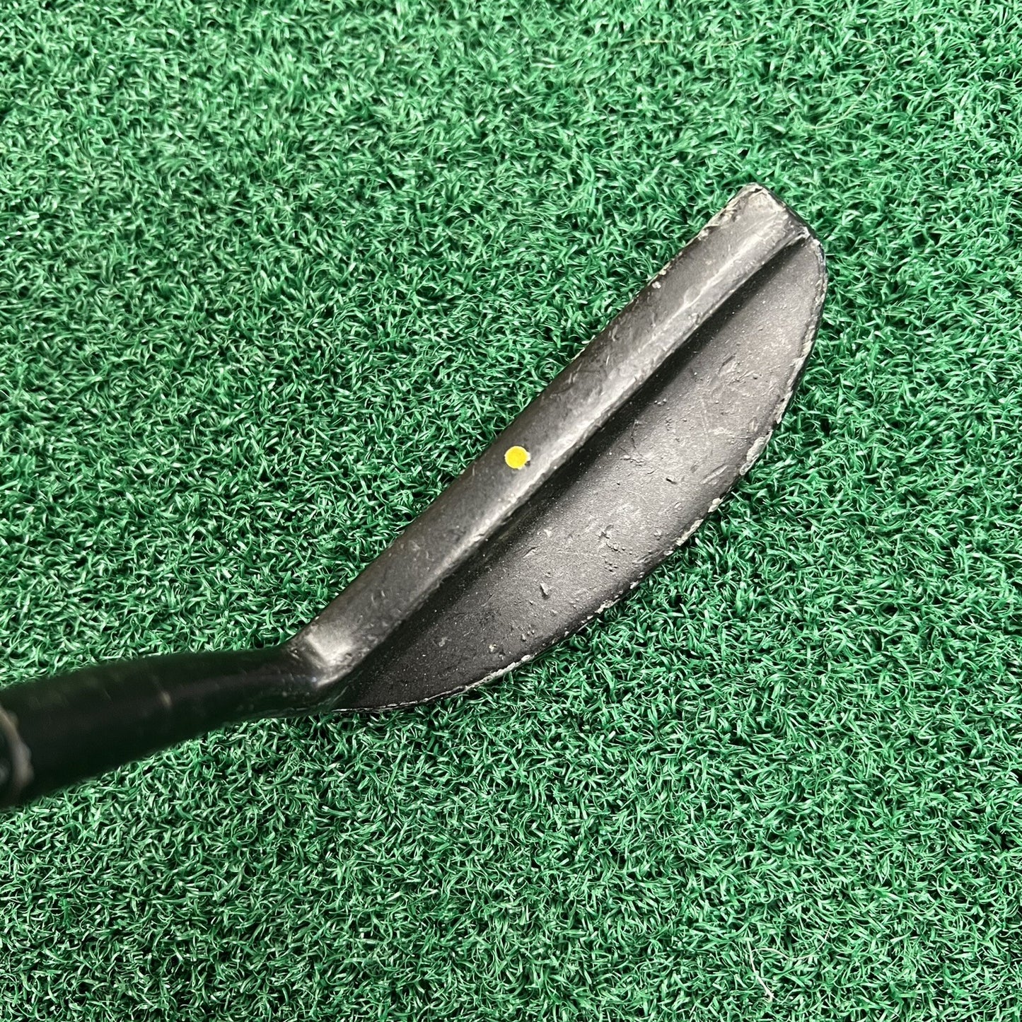 Vintage Black Slotline Heel Shafted Right Handed Putter Blade 36" MRH