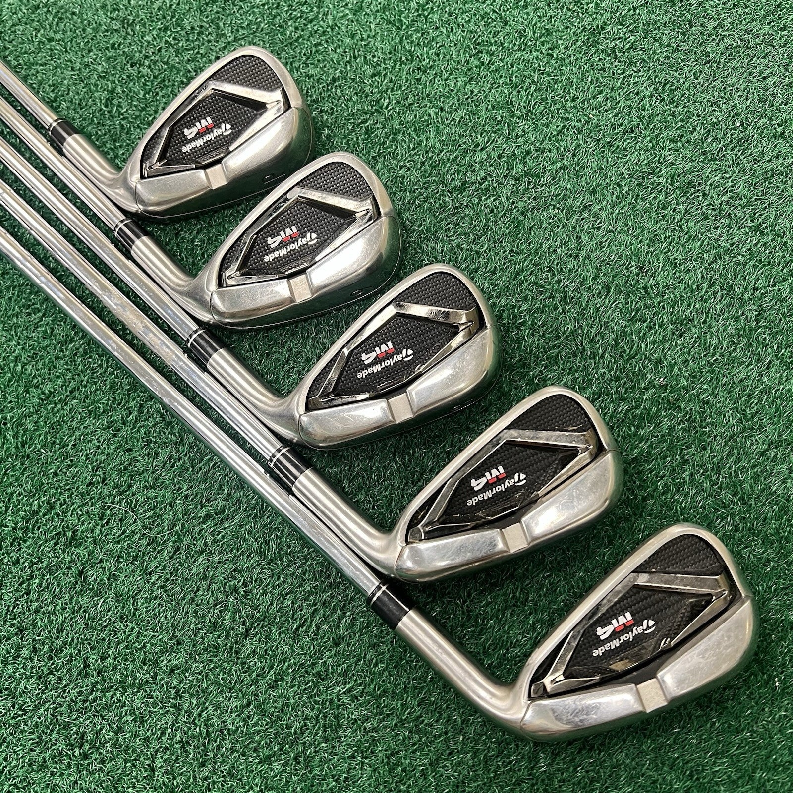 TaylorMade M4 Hybrid/Iron Set 4/5H 6-PW Stiff Flex Steel/Graphite Hybrids MRH
