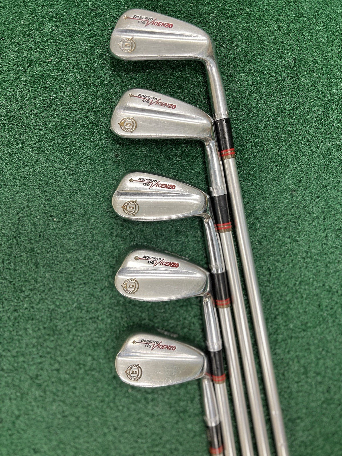 Roberto Di Vicenzo's Dunlop Demo Salesman Iron Set Right Hand 6-PW Aluminum Reg.