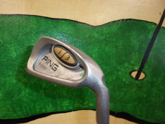 Ping I3 Over Size Green Dot 6 Iron Flex Steel Very Good Condition!