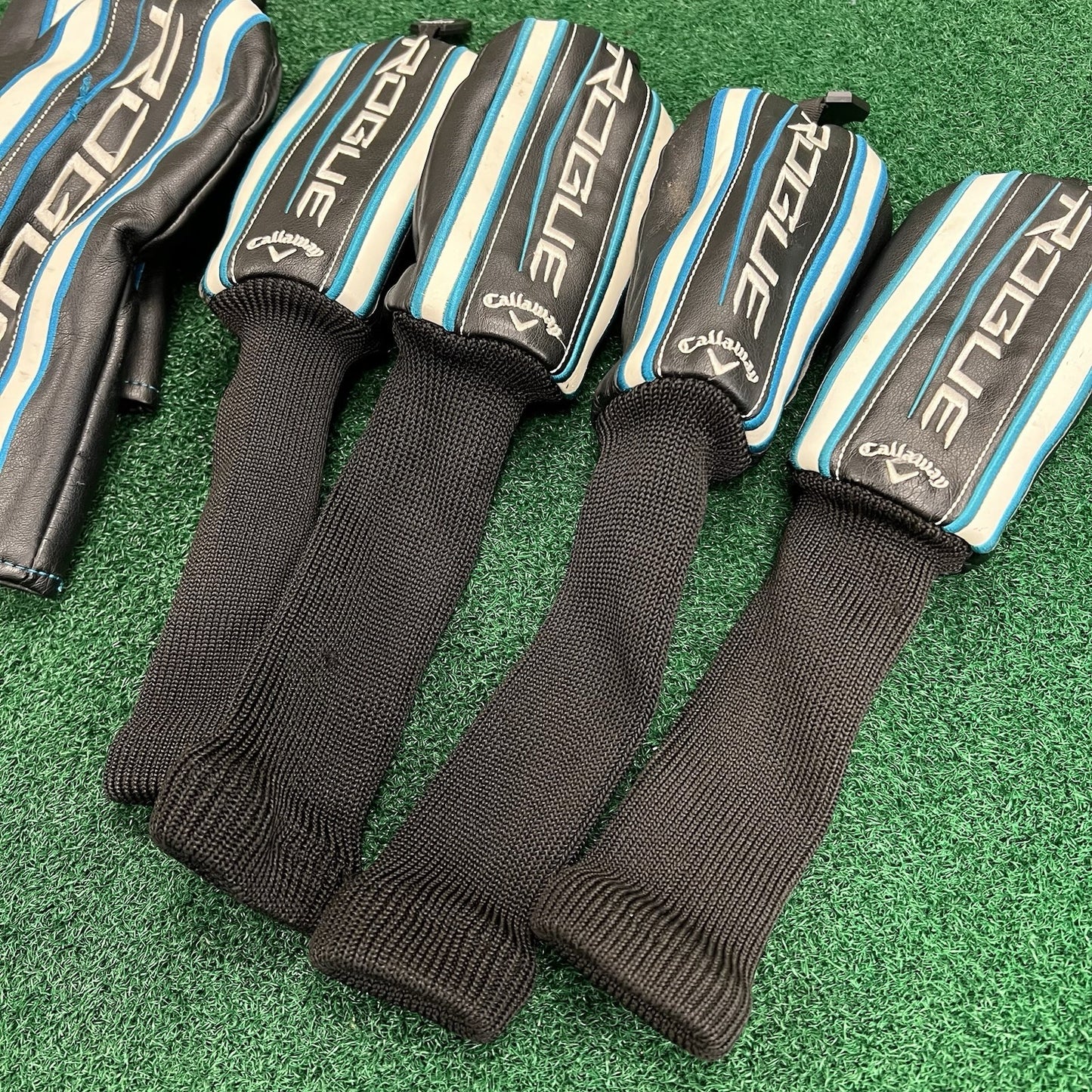 Callaway Rogue 6PC. Fairway Wood Hybrid Rescue Head Club Cover Set