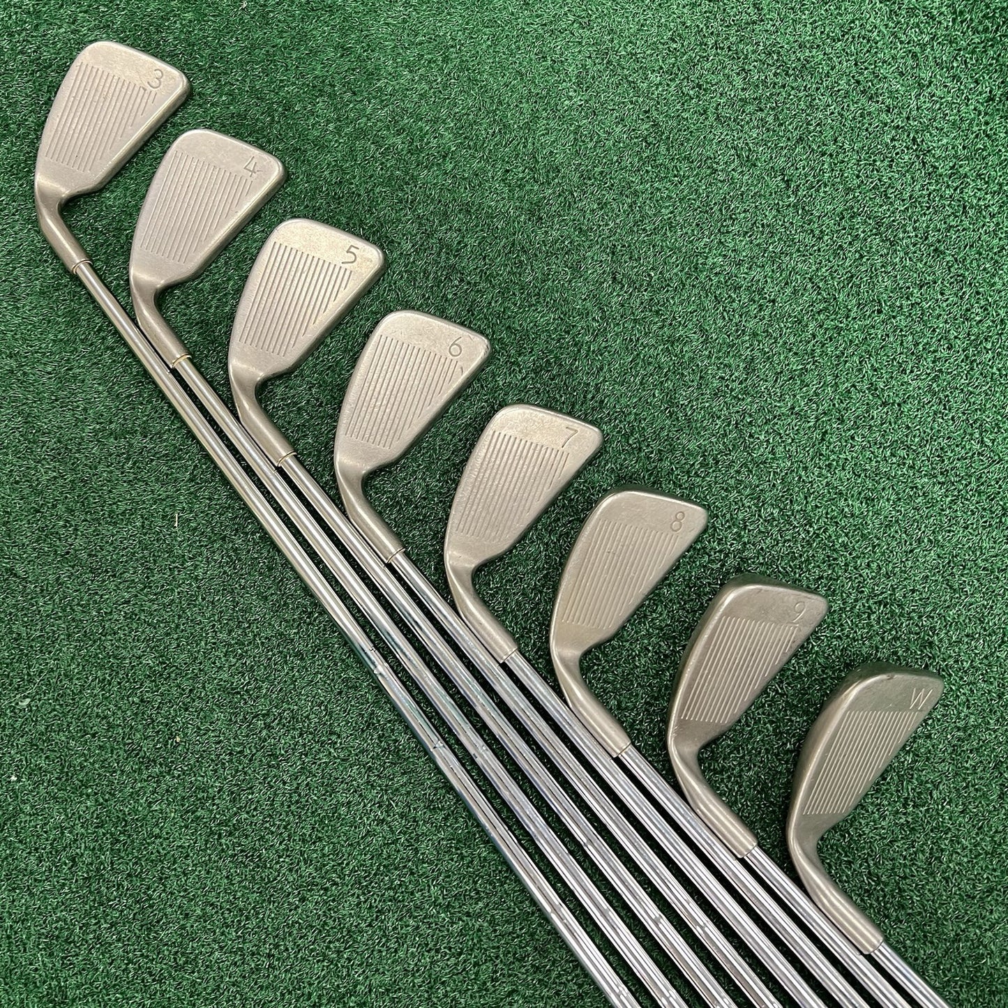 PING Zing 2 Green Dot Iron Set 3-PW JZ Stiff Flex Steel Shafts Right Hand +1/2"
