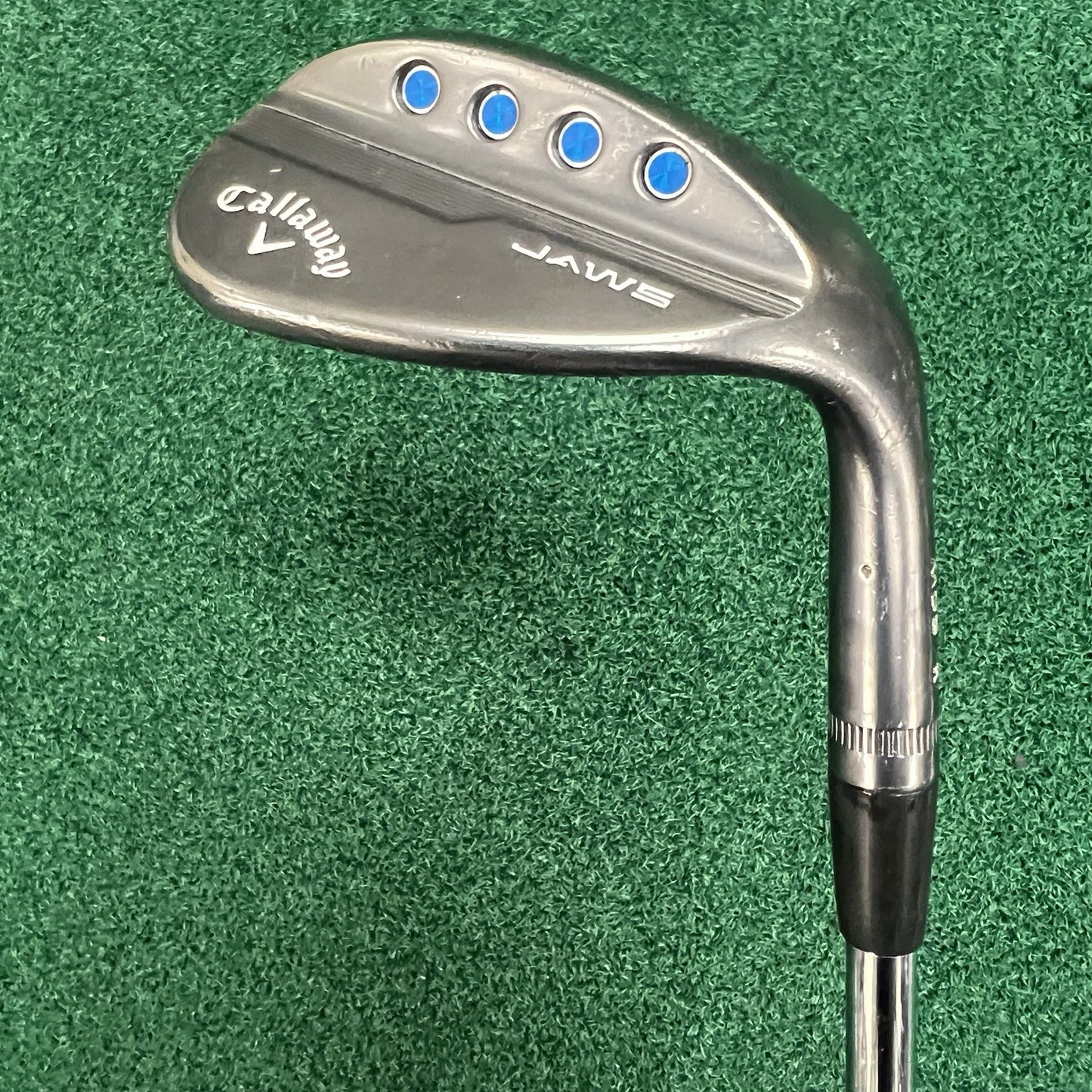 Callaway Jaws MD5 Black Lob Wedge LW 58° 12° X-Grind Modus Wedge Flex Steel MRH