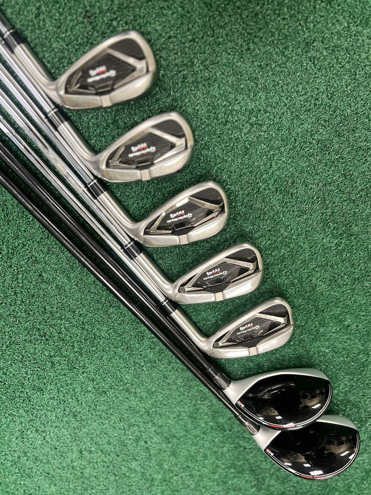 TaylorMade M4 Hybrid/Iron Set 4/5H 6-PW Stiff Flex Steel/Graphite Hybrids MRH