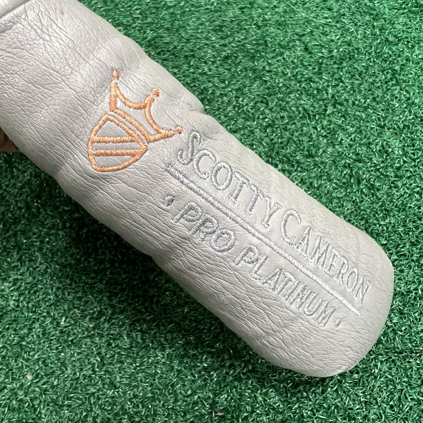 Scotty Cameron Pro Platinum Putter Headcover Titleist Gray Grey Blade Head Cover