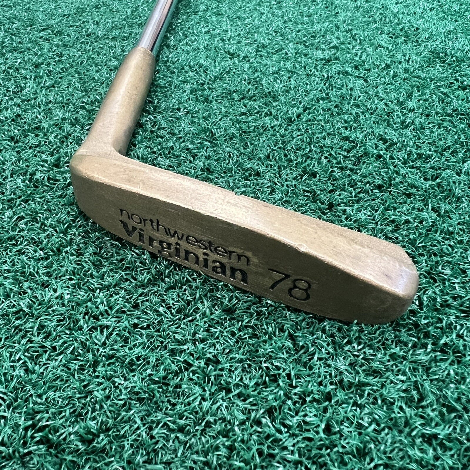 Vintage Northwestern Napa Style Virginian 78 Putter MRH Steel Shaft 35.5"