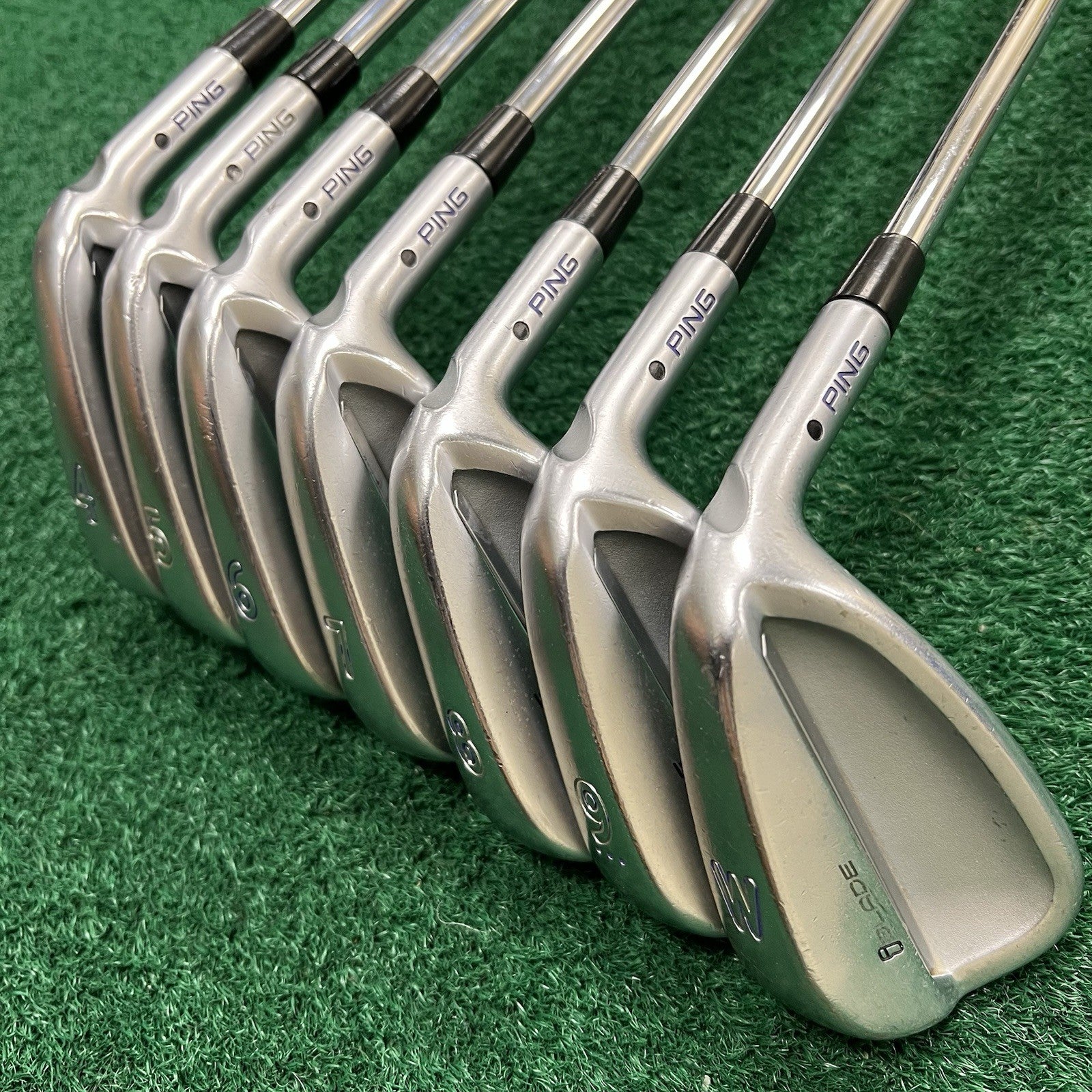 PING iBlade Black Dot Iron Set 4-PW Men's Right Hand Regular Flex Steel Shafts