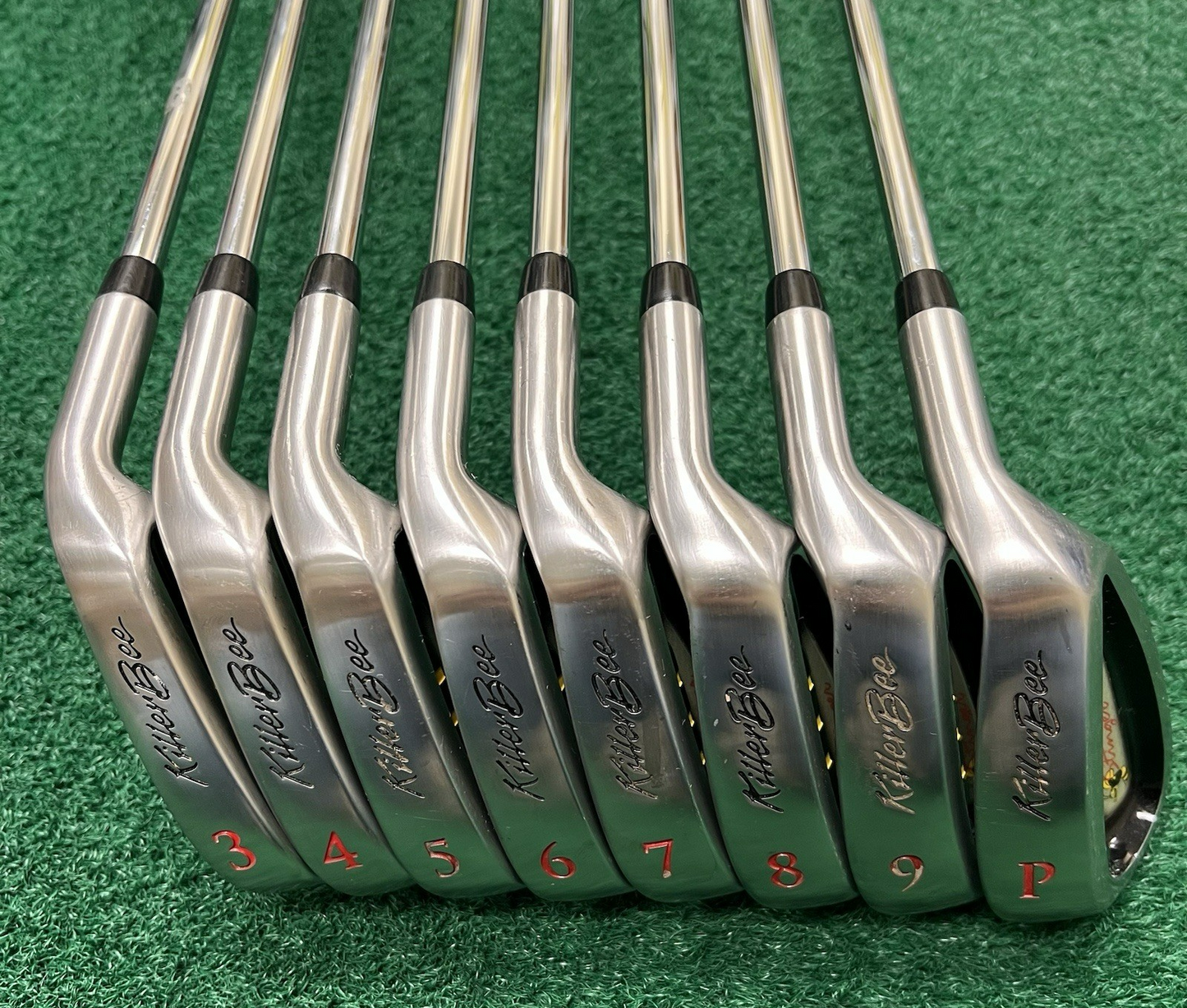 Killer Bee Stinger Iron Set 3-PW Right Hand Regular Flex Steel Shafts ORIGINAL!