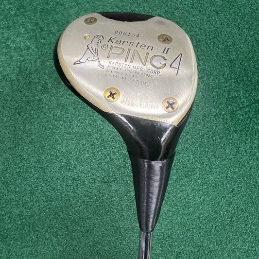 Vintage PING Karsten II #4 Fairway Wood 006154 Men's Right Hand Stiff Flex Steel