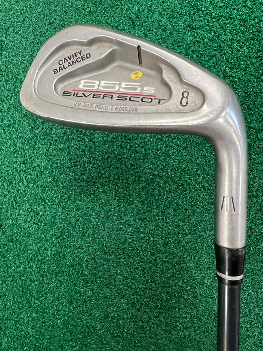 Tommy Armour 855s Silver Scot Single 8 Iron Stiff Flex Graphite Shaft Men's MRH