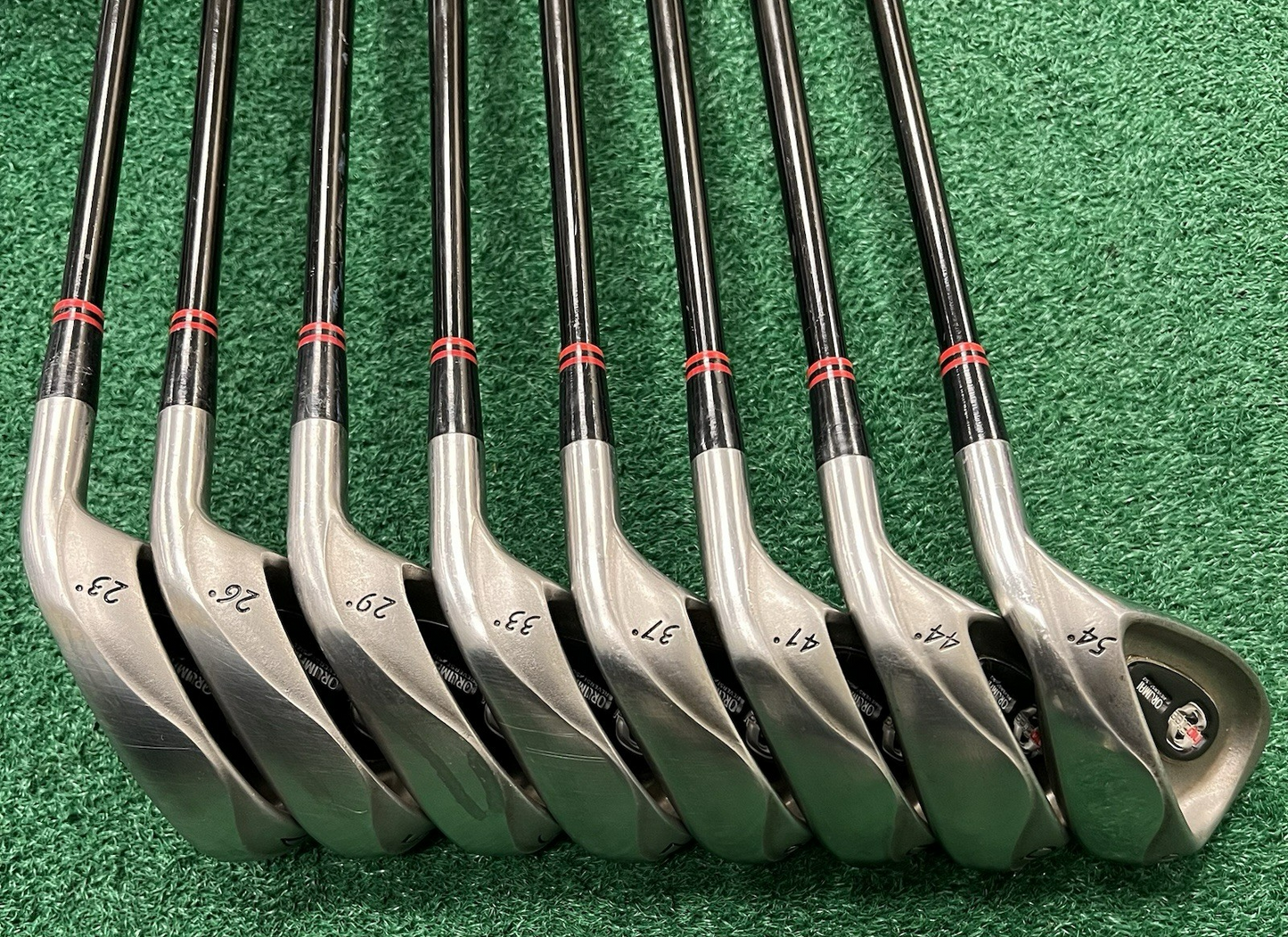 ORLIMAR Hip Steel Iron Set 4-PW+SW Men's Right Hand Regular Flex Graphite Shafts