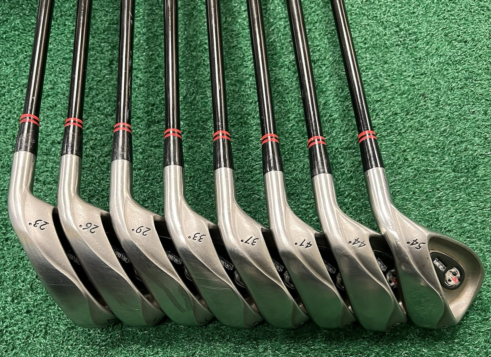 ORLIMAR Hip Steel Iron Set 4-PW+SW Men's Right Hand Regular Flex Graphite Shafts