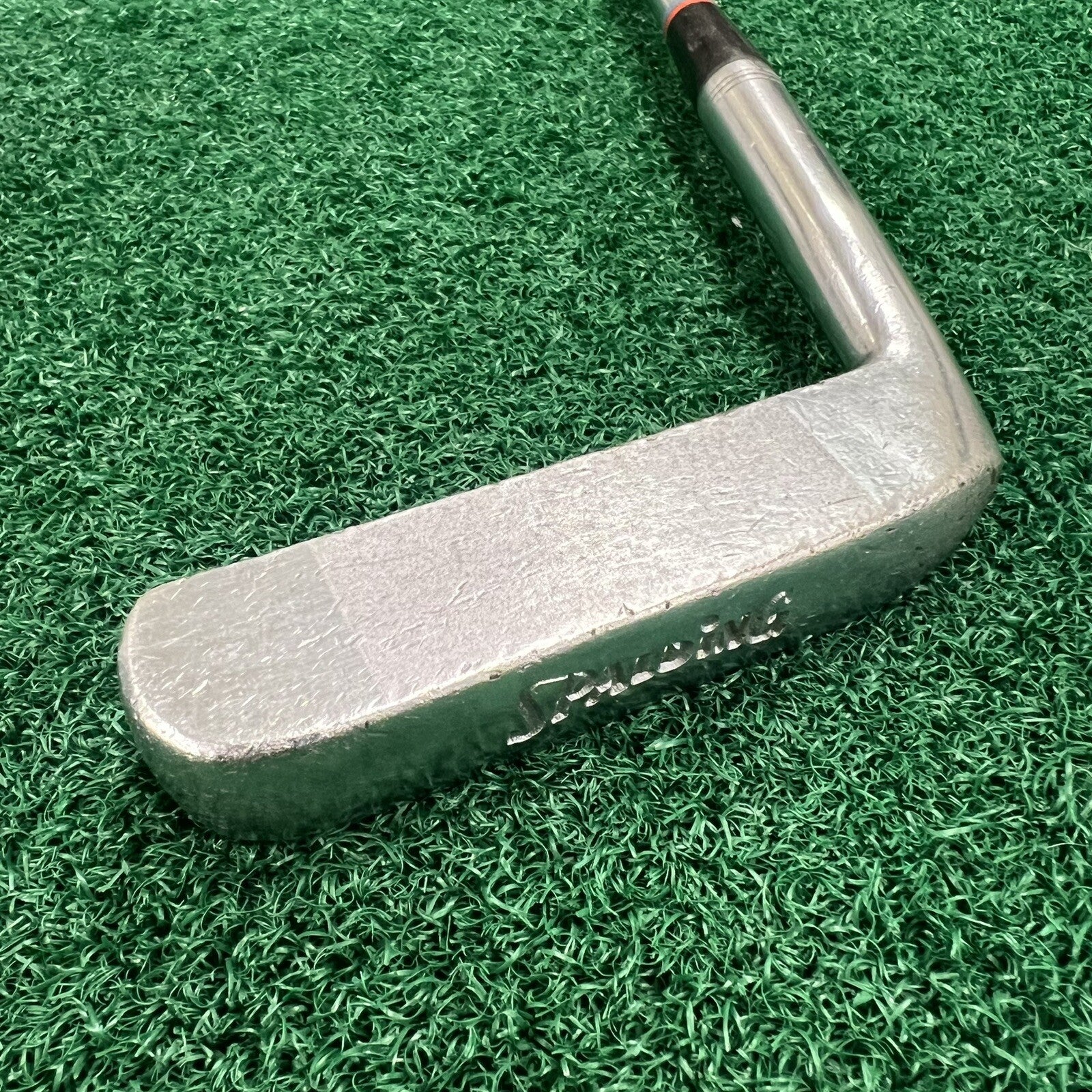 Spalding Tru Flite Putter 35" RH Original Leather Grip Vintage Collectable Art