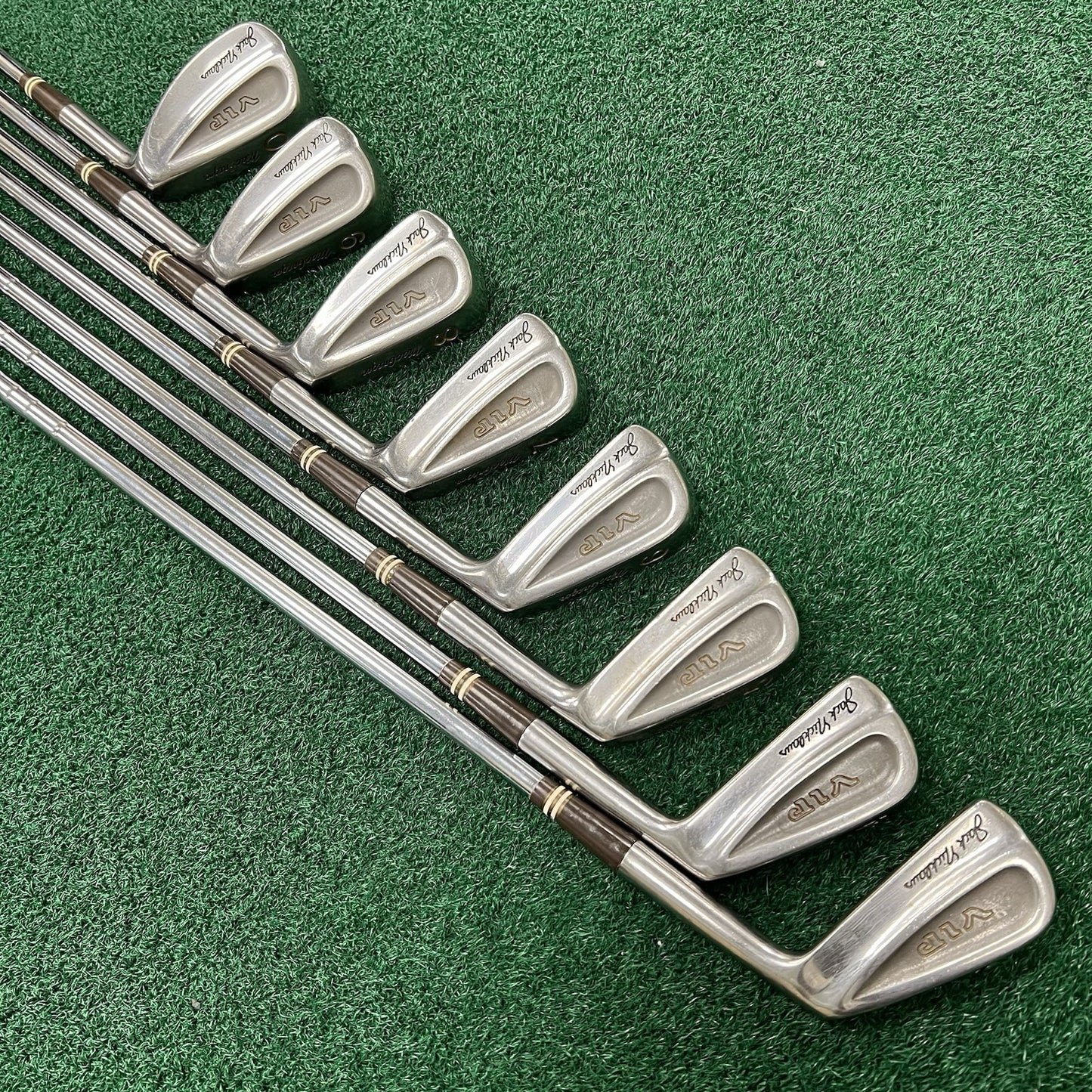 Rare Vintage MacGregor VIP Jack Nicklaus 3-PW MRH Medium Flex Steel Shafts