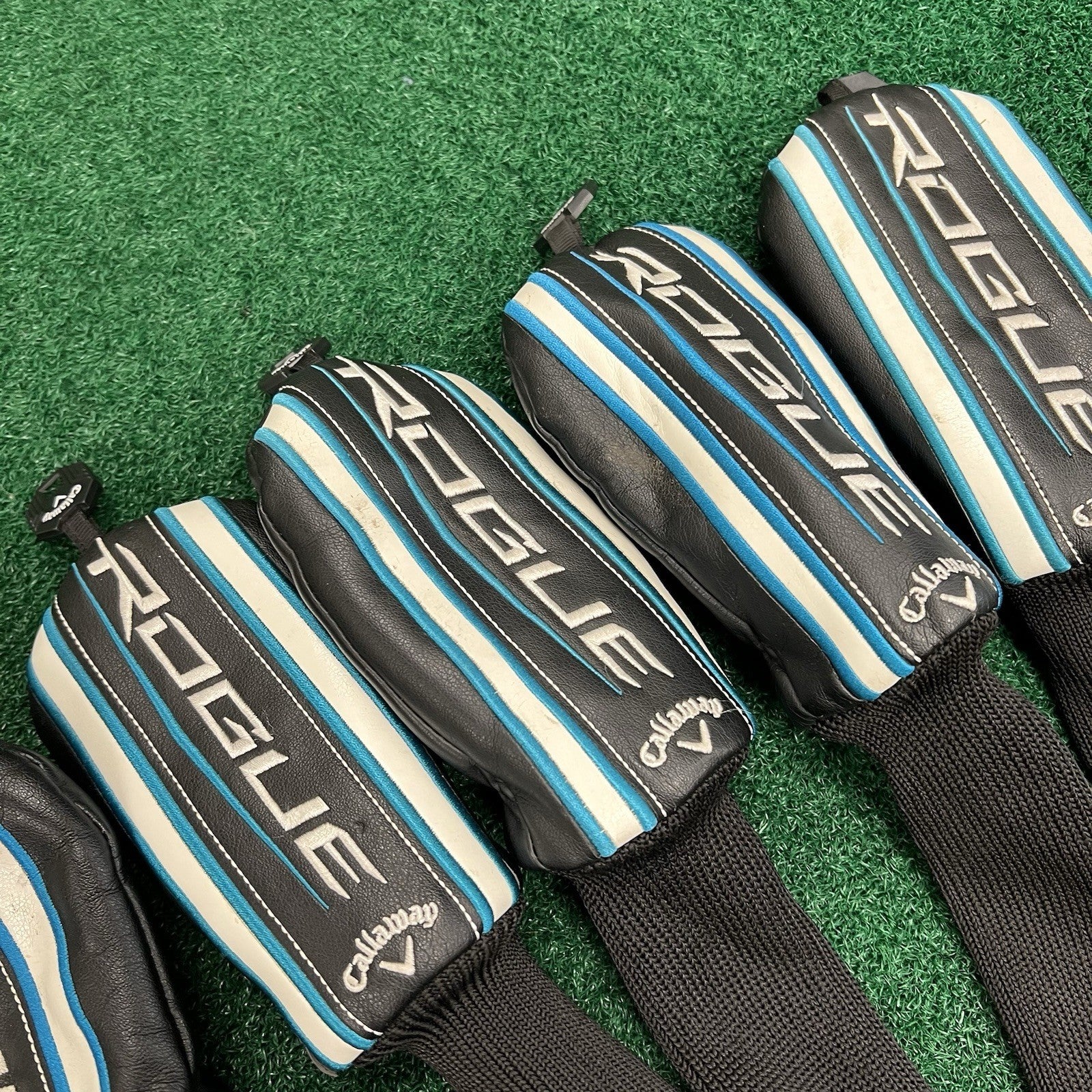 Callaway Rogue 6PC. Fairway Wood Hybrid Rescue Head Club Cover Set
