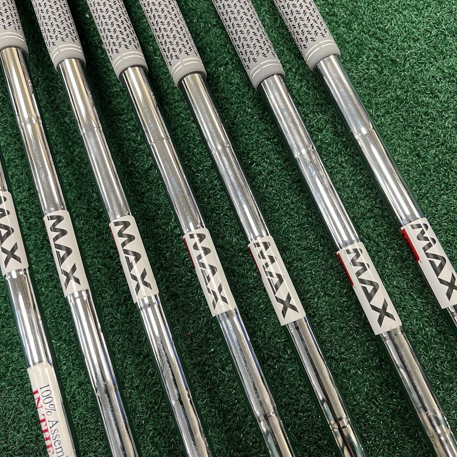 Tour Edge Exotics Exs 220H Iron Set 5-PW+AW Right Hand KBS Stiff 80g Steel Shaft