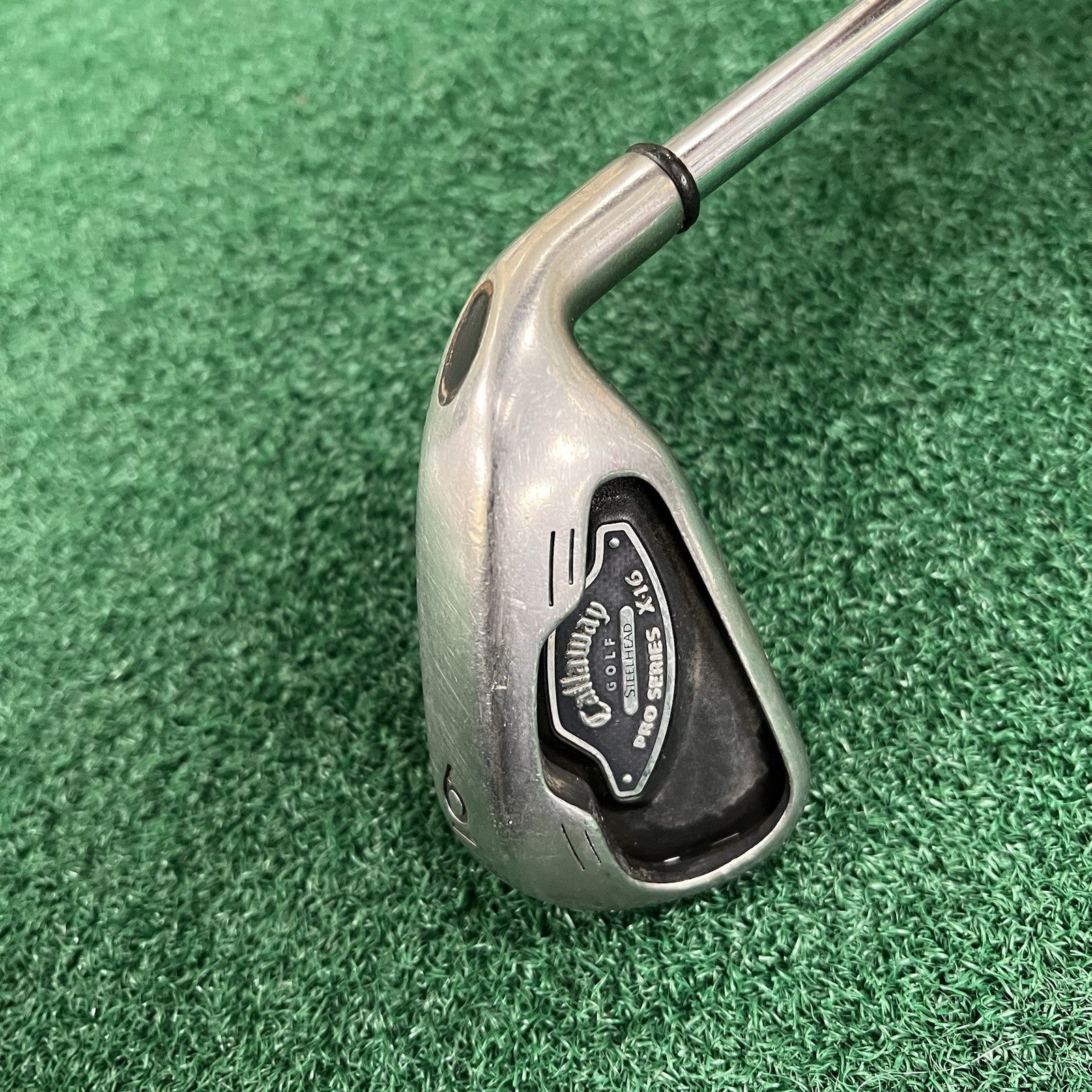 Callaway X-16 Pro Series Single 6 Iron Stiff Flex Steel Shaft Men's Right Hand