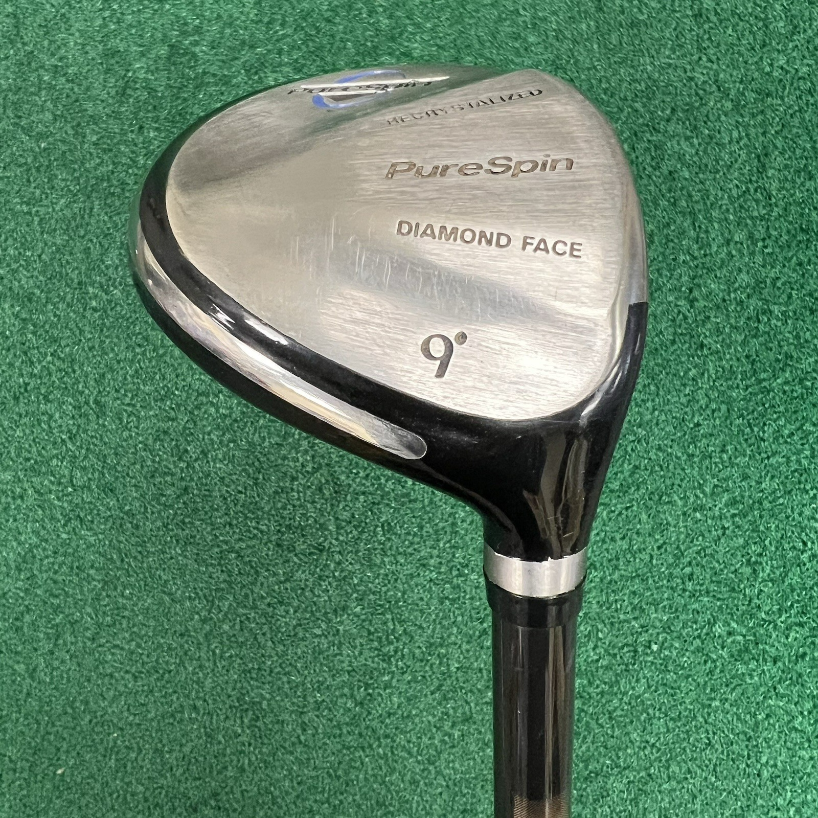 PURESPIN Diamond Face DRIVER 9° Right Handed Graphite Stiff Flex Fat Shaft