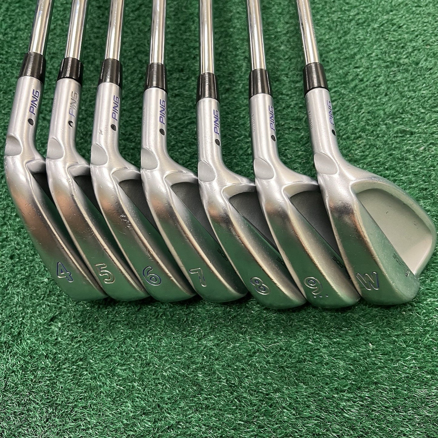 PING iBlade Black Dot Iron Set 4-PW Men's Right Hand Regular Flex Steel Shafts
