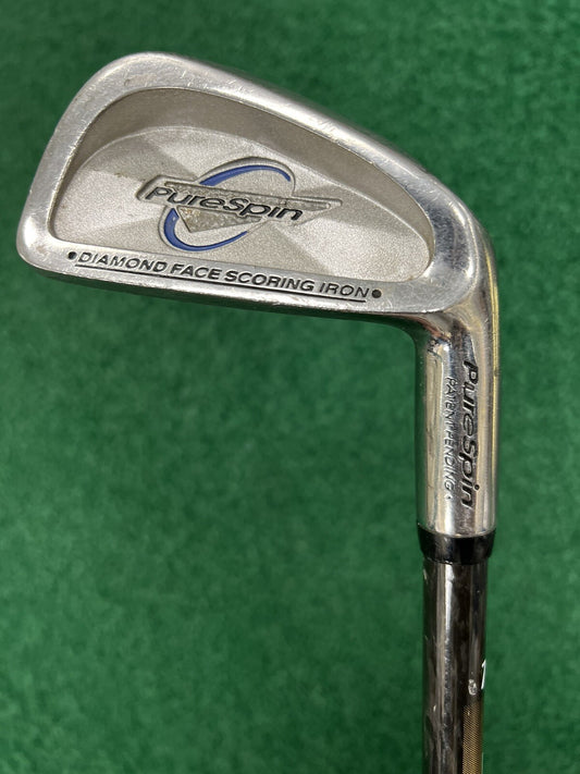 PURESPIN GOLF Diamond Face (7) IRON Right Handed XXL Jumbo Graphite Shaft Stiff
