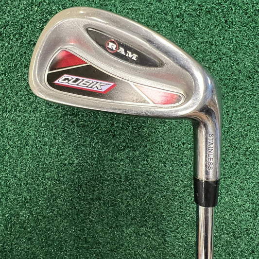 RAM Cubik Single 7 Iron Men's Right Hand Steel Shaft Regular Flex 37"