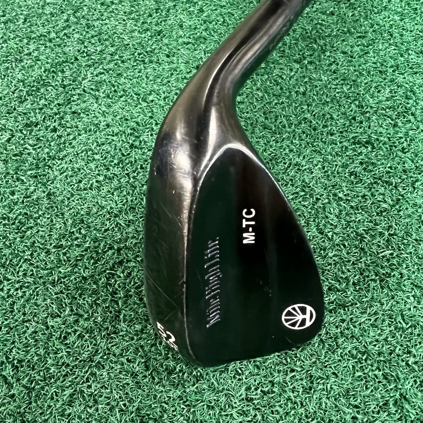 Mile High Life Blacked Out Gunmetal Gap Wedge GW 52° 10°F MRH Steel Shaft