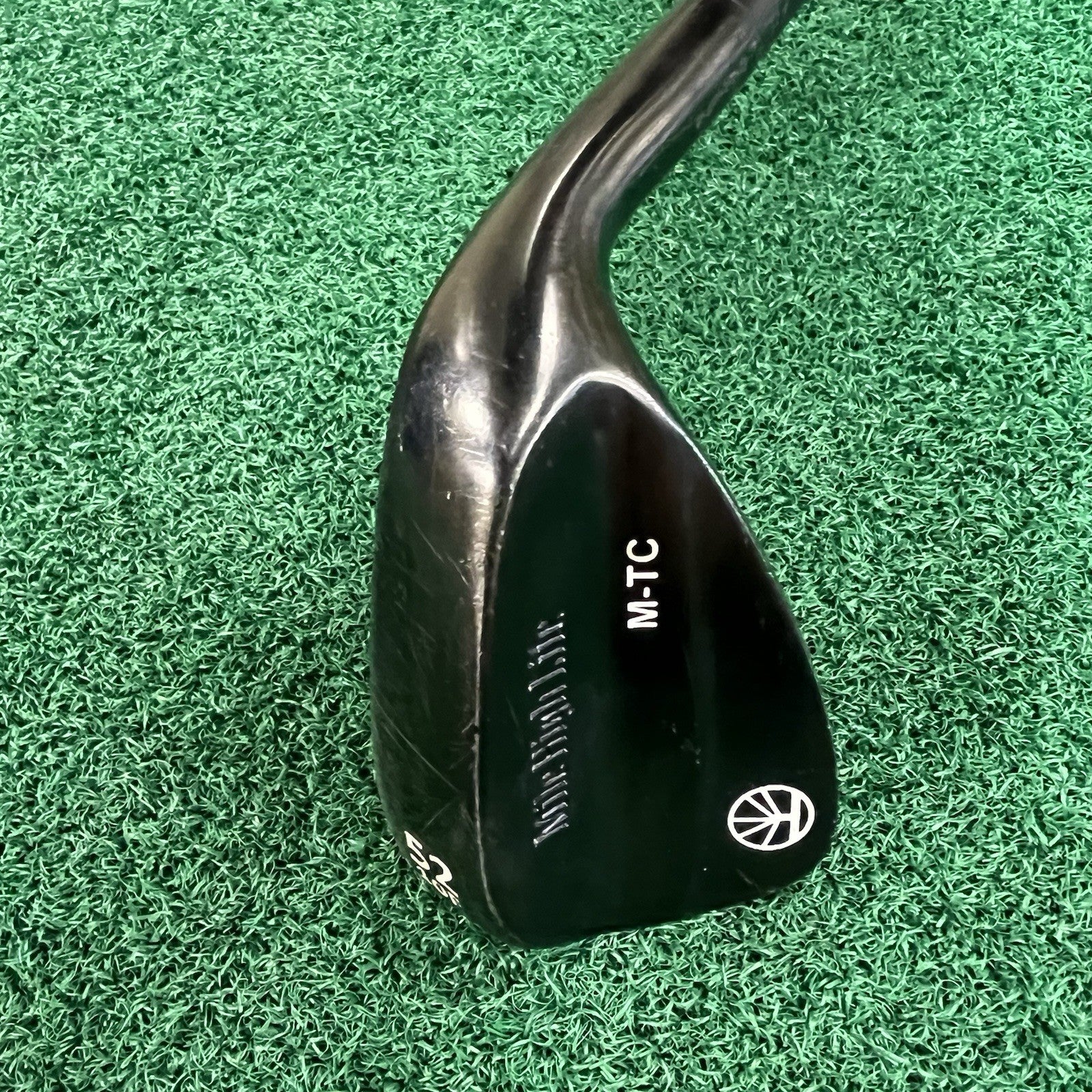 Mile High Life Blacked Out Gunmetal Gap Wedge GW 52° 10°F MRH Steel Shaft