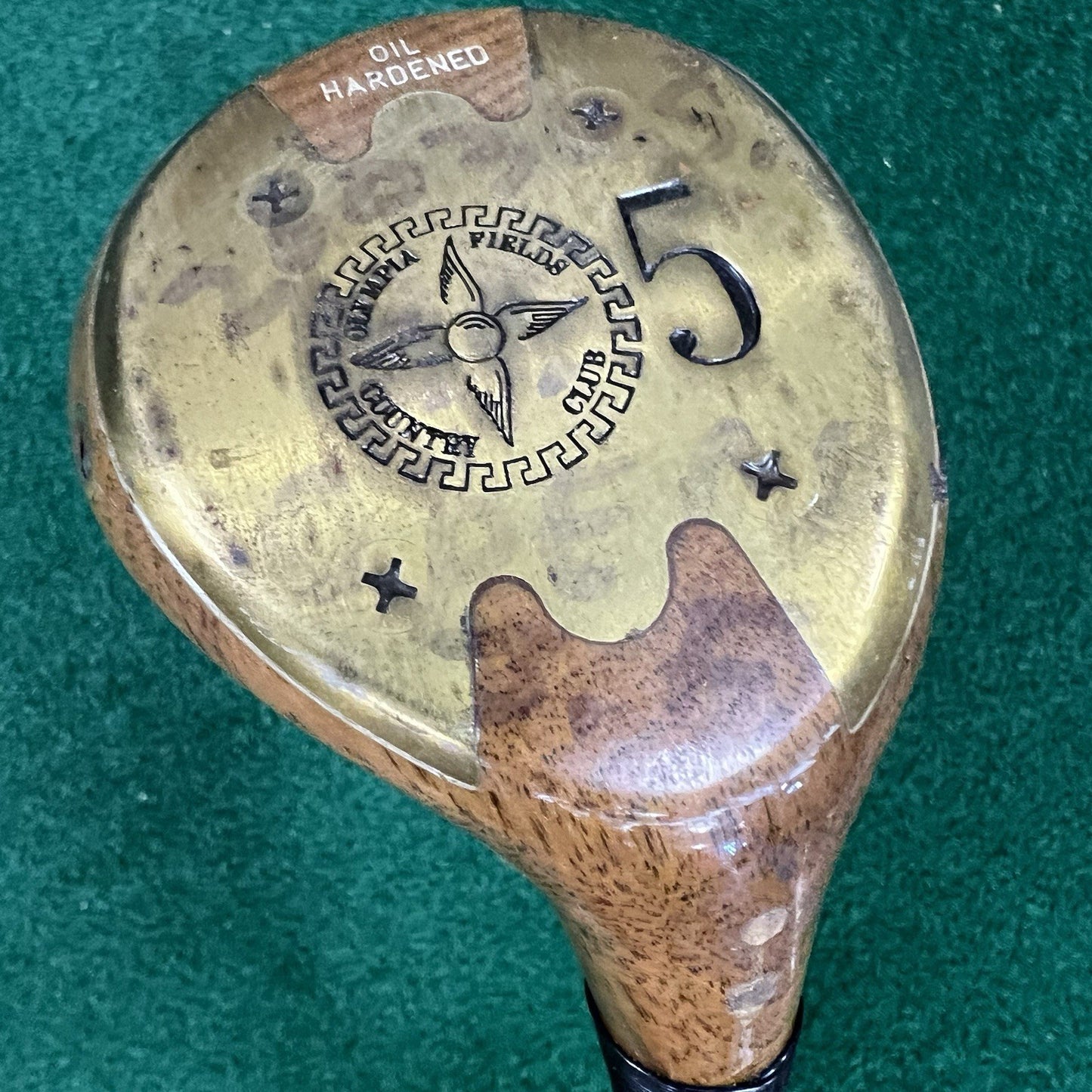 Antique Vintage Persimmon JIM FURYK AUTOGRAPH Olympia Fields US OPEN MRH Club