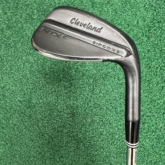 Cleveland RTX 6 ZipCore Black Satin Wedge Gap GW 50° Steel Wedge Flex RH 35.75in