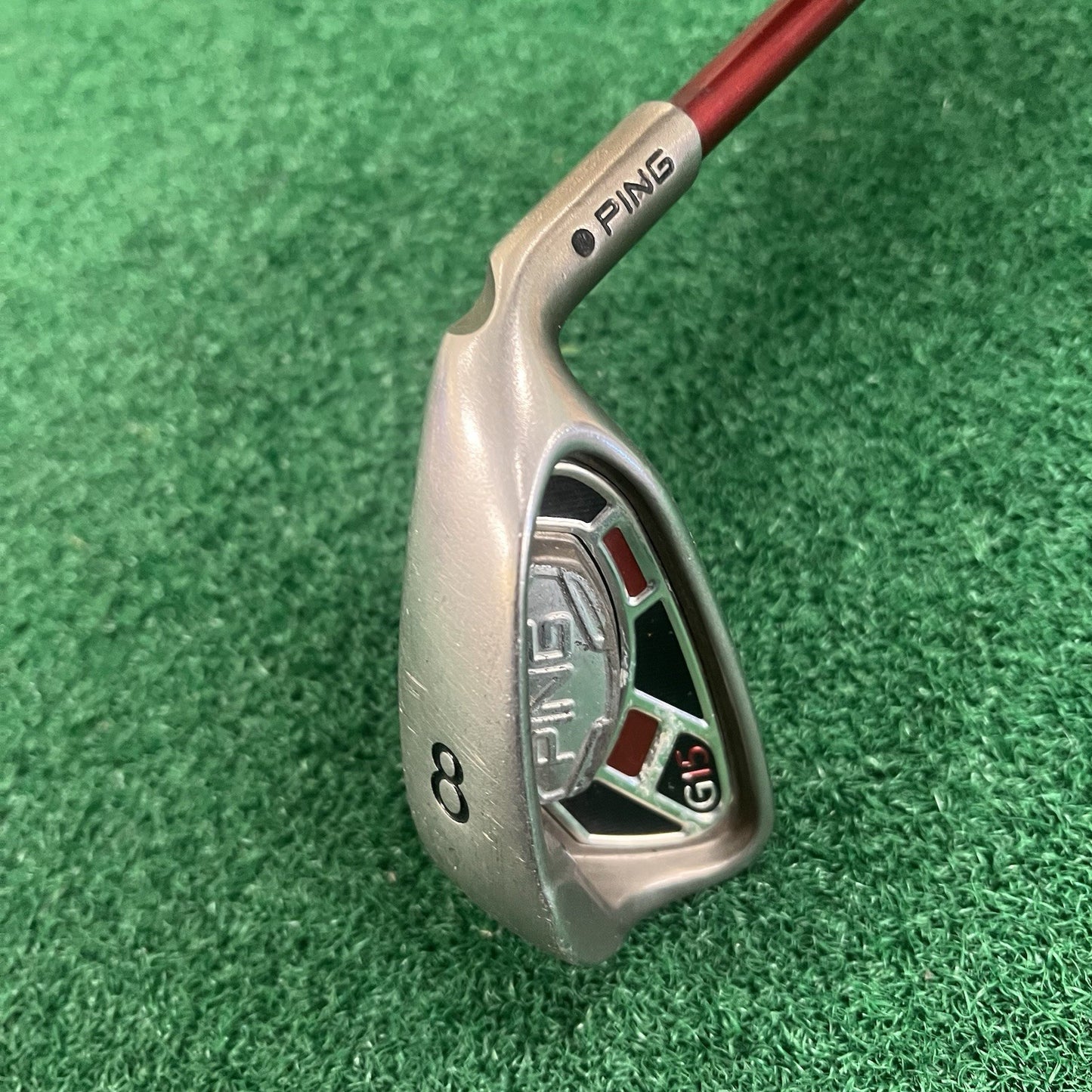 PING G15 Black Dot Single Replacement 8 Iron MRH Stiff Flex Graphite Shaft